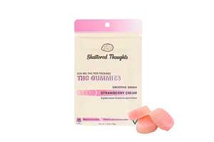 Shattered Thoughts | Strawberry Cream Gummies | 10x20mg | 200mg by Shattered Thoughts