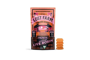Lost Farm | Tropical Lemonade X Papaya Live Rosin Gummies | 20x10mg | 200mg by Lost Farm