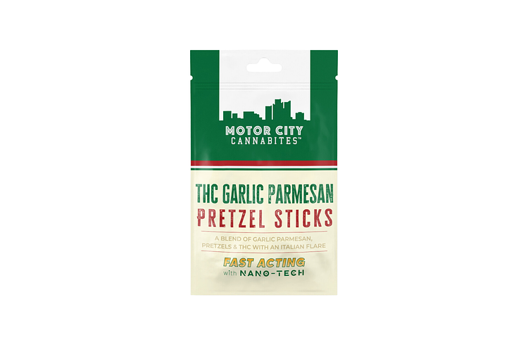 Motor City | Garlic Parmesan Pretzel Sticks | 30x6.66mg | 200mg by Motor City