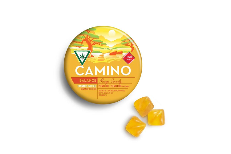 Camino | Mango Gummies | 1:1 THC:CBD | 200mg by Camino