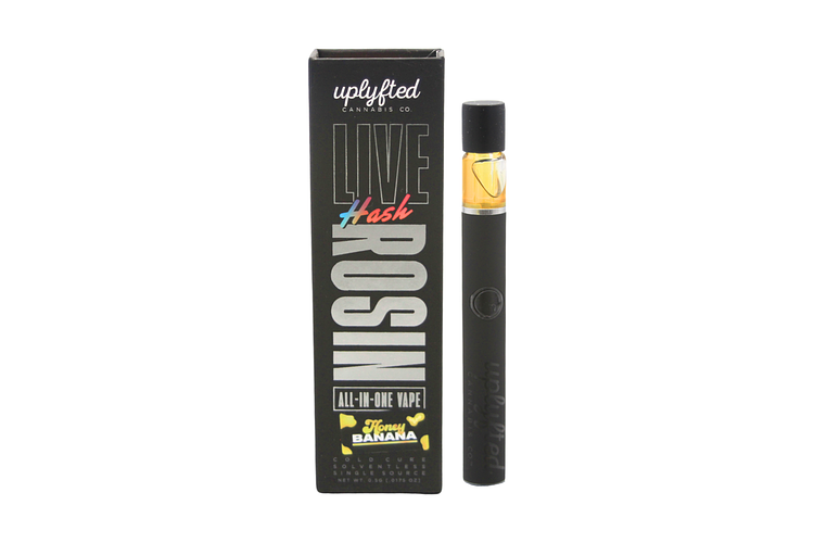 Uplyfted | Honey Banana Live Rosin Disposable Vape | 0.5g by Uplyfted Cannabis Co.