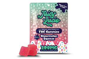 Juicy Lucie | Sour Watermelon Squeeze Gummies | 10x20mg | 200mg by Juicy Lucie
