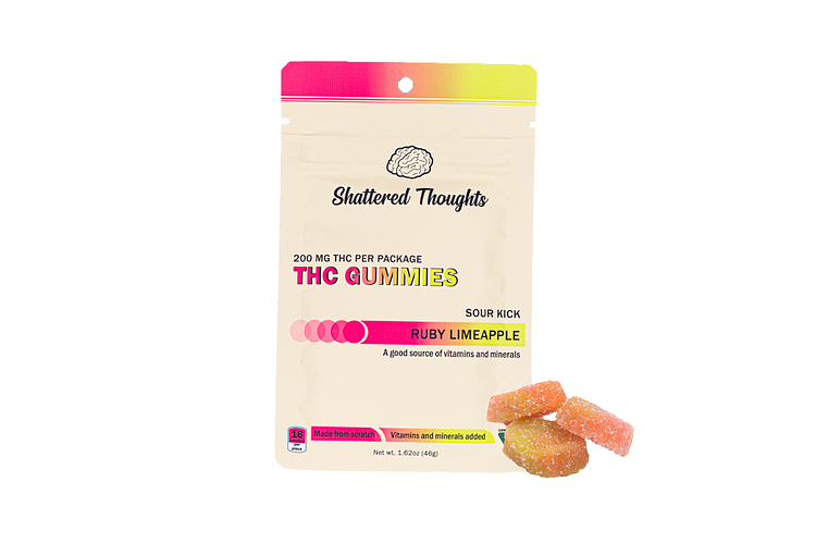 Shattered Thoughts | Ruby Lime Gummies | 10x20mg  | 200mg by Shattered Thoughts