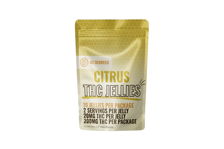 42 Degrees | Citrus Jellies Gummies | 200mg by 42 Degrees