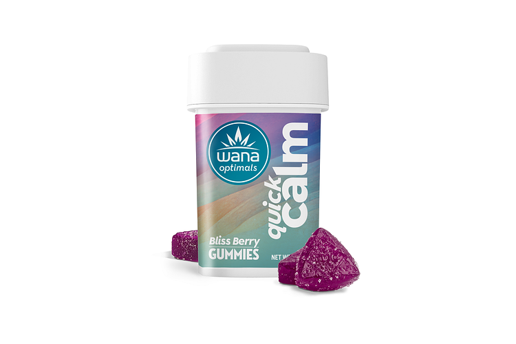 Wana Optimals | Bliss Berry Quick Calm Gummies | 10:10:1 CBG:CBD:THC | 10mg by Wana