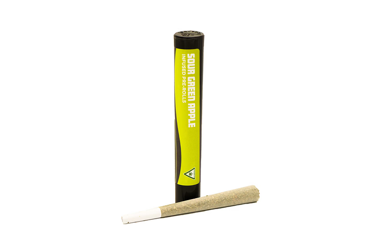 Distro 10 | Sour Green Apple Infused Pre-Roll | 1.2g by Distro 10