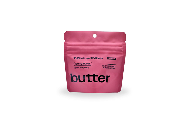 Butter | Berry Burst Live Resin Gummy | 200mg by Butter