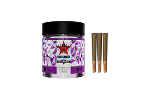 Glorious | Purple Reign Icewater Hash & Diamonds Infused Pre-Roll Pack | 3x0.5g | 1.5g by Glorious Cannabis Co.