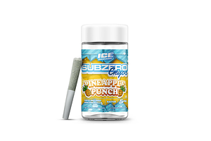 Pineapple Punch Cryo Infused Pre-Roll Pack | 5x0.5g | 2.5g by Ice Cannabis