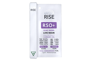 Rise | RSO + Lilac Diesel Live Resin Syringe | 1g by Rise