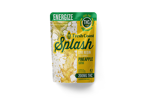 Splash | Pineapple Live Resin Gummies | 4:1 THC:THCv | 200mg by Splash