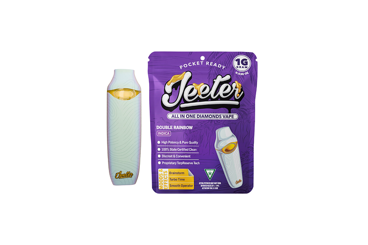 Double Rainbow Liquid Diamond All-In-One Vape | 1g by Jeeter