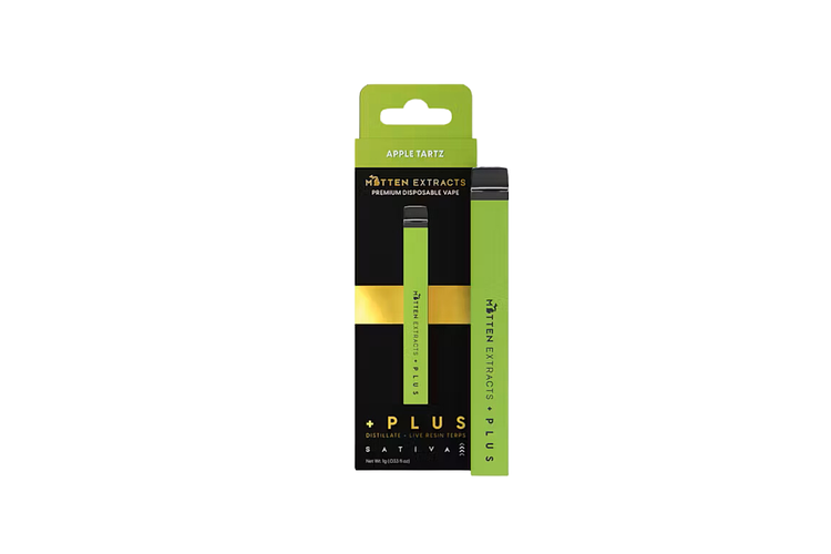 Apple Tartz Disposable Vape | 1g by Mitten Extracts
