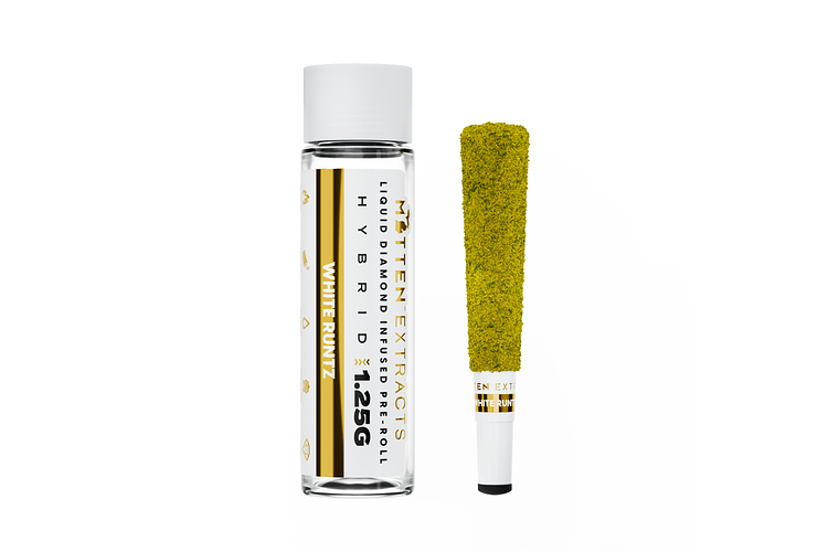 White Runtz Infused Pre-Roll | 1.25g by Mitten Extracts