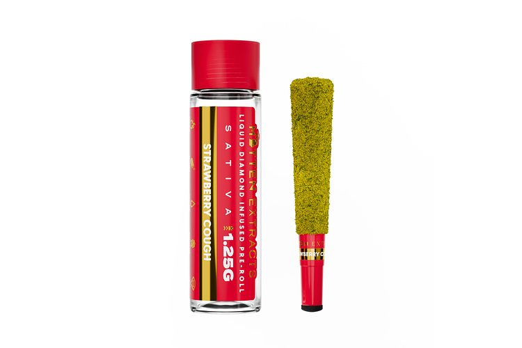 Strawberry Cough Infused Pre-Roll | 1.25g by Mitten Extracts