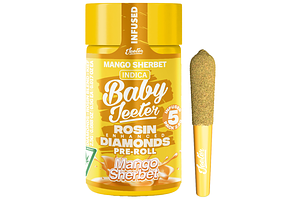 Mango Sherbet Infused Pre-Roll Pack | 5x0.5g | 2.5g by Jeeter