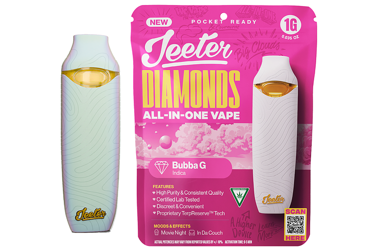 Bubba G Liquid Diamond All-In-One Vape | 1g by Jeeter