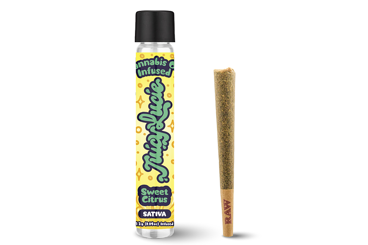 Sweet Citrus Infused Pre-Roll | 1.2g by Juicy Lucie