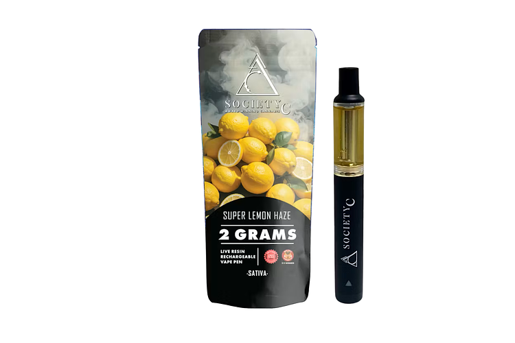 Super Lemon Haze Live Resin Disposable Vape | 2g by Society C