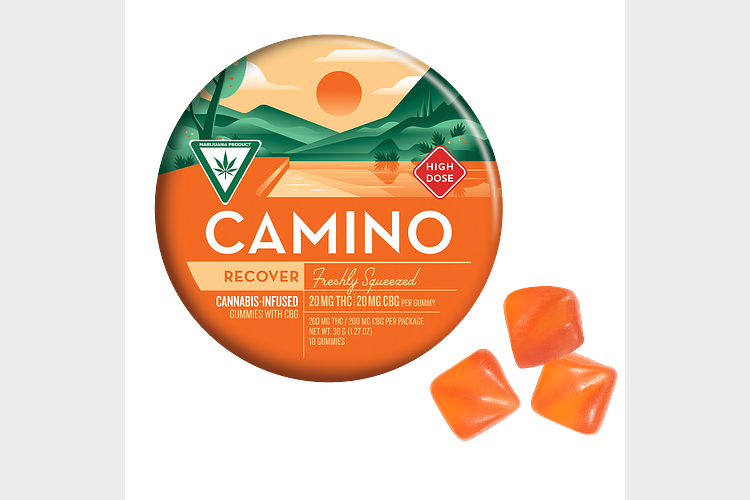 Freshly Squeezed Gummies | 1:1 THC:CBG | 200mg by Camino