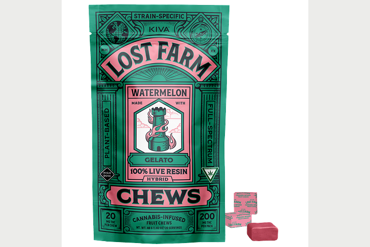 Lost Farm | Watermelon x Gelato Live Resin Chews | 10x20mg | 200mg by Lost Farm