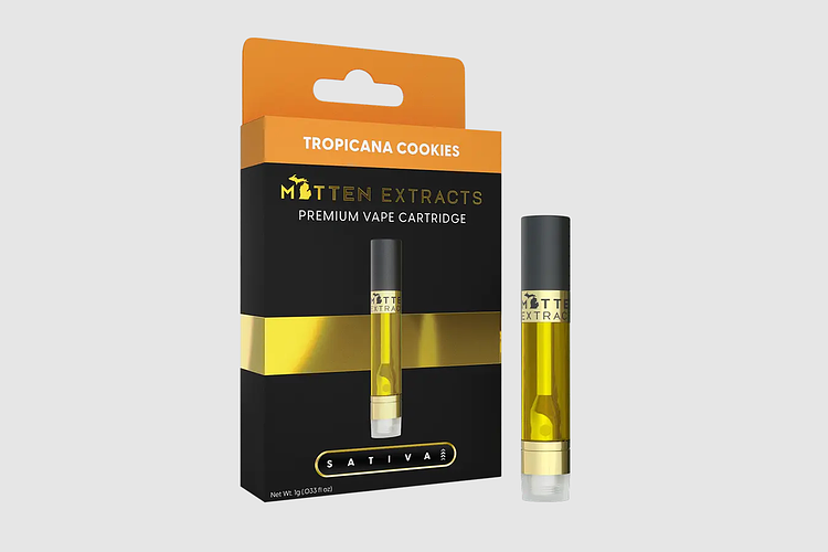 Tropicana Cookies Distillate Cartridge | 1g by Mitten Extracts