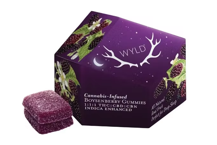 Boysenberry Gummies | 2:1:1 THC:CBD:CBN | 200mg by Wyld