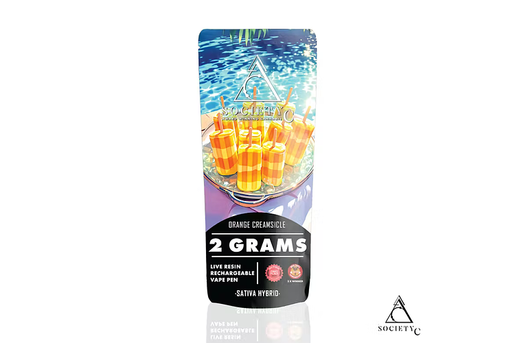 Society C | Orange Creamsicle Live Resin Disposable Vape | 2g by Society C