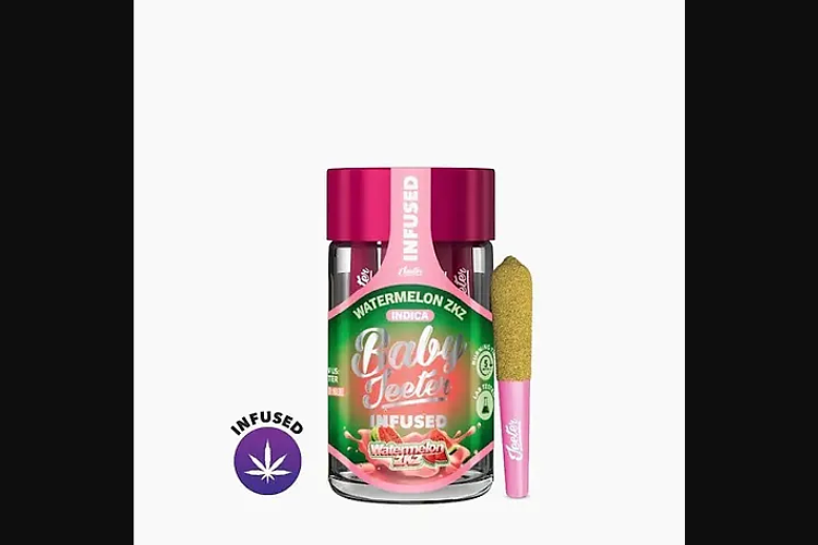Jeeter | Watermelon ZKZ Infused Pre-Roll Pack | 5x0.5g | 2.5g by Jeeter