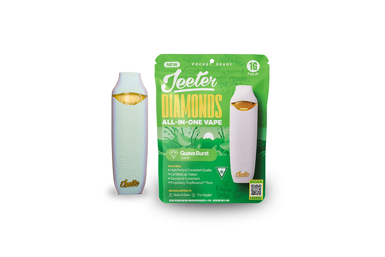 Guava Burst Liquid Diamond All-In-One Vape | 1g by Jeeter
