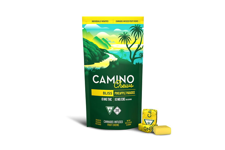 Pineapple Paradise Chews | 10:10 THC : CBD | 200MG by Camino