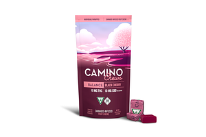 Black Cherry Chews | 10 : 10 THC : CBD | 200MG by Camino