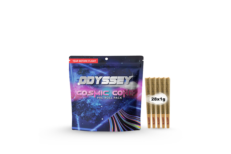 Blue Dream Pre-Roll Pack | 28x1g | 28g by Odyssey
