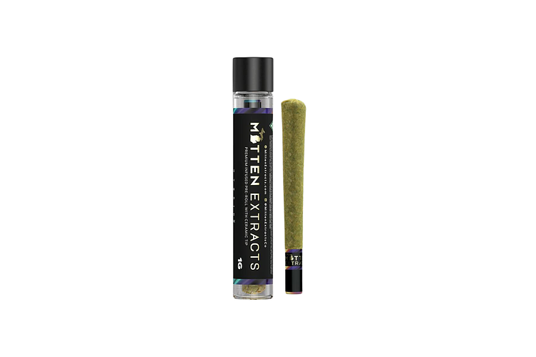 Peach Cobbler Infused Pre-Roll Pack | 5x0.7g | 3.5g by Mitten Extracts