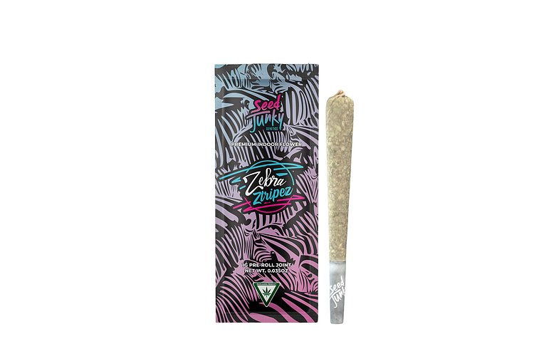 Zebra Ztripez Pre-Roll | 1g by Seed Junky