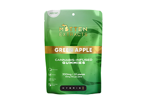 Green Apple Gummies | 10x20mg | 200mg by Mitten Extracts