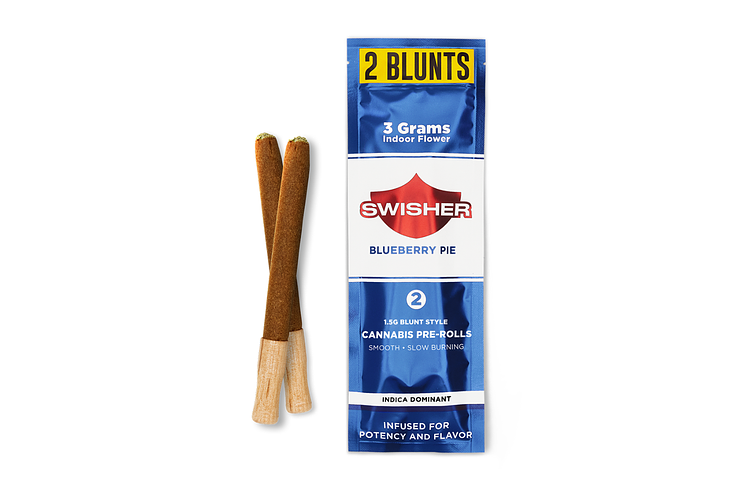 Blueberry Pie Infused Pre-Roll Pack | 2x1.5g | 3g by Swisher
