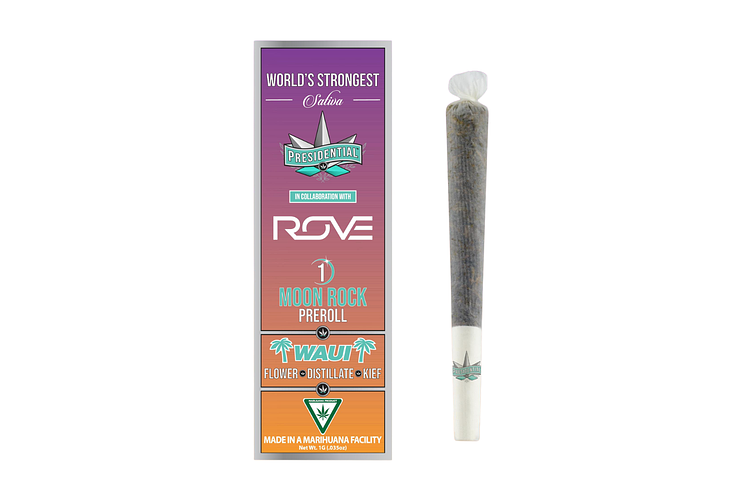 Waui Moon Rock Infused Pre-Roll | 1g by Presidential