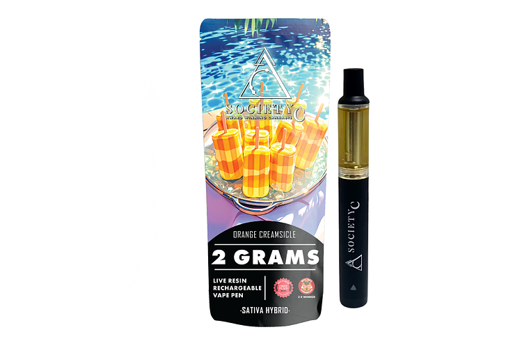 Orange Creamsicle Live Resin Disposable Vape | 2g by Society C