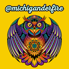 Michigander Fire Michigan Cannabis Icon