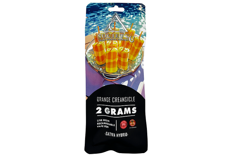 Orange Creamsicle Live Resin Disposable Vape | 2g by Society C